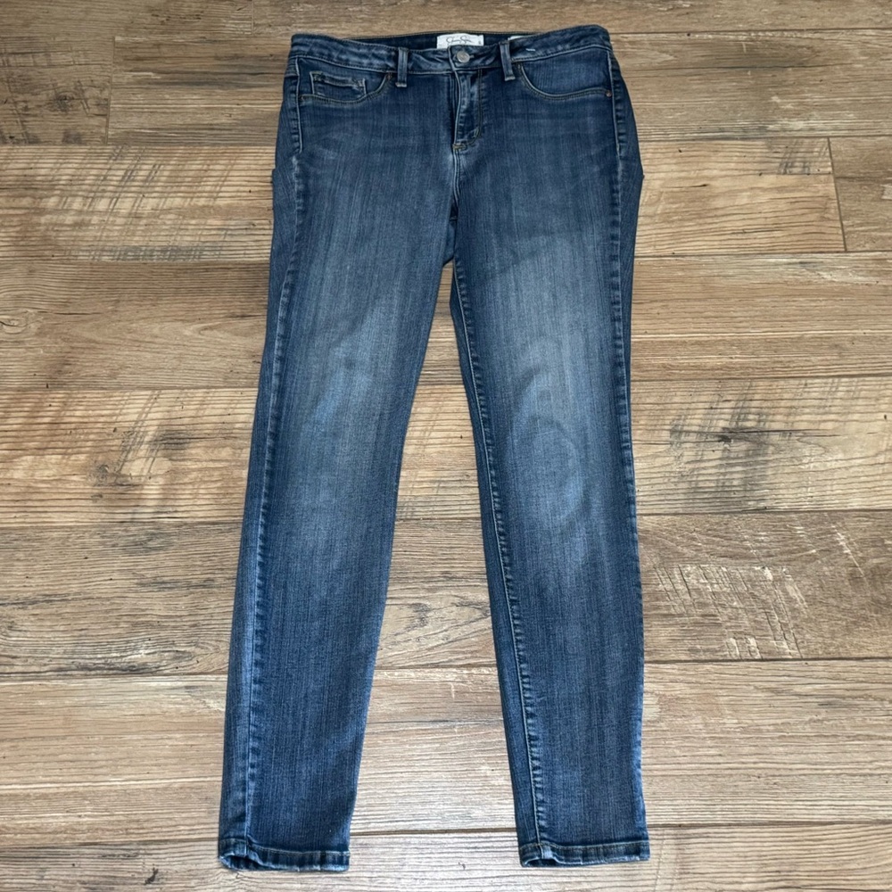 Jessica Simpson Blue Skinny Jeans with Tapered Cut - Discounted shipping